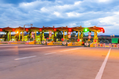 展位收费站照片