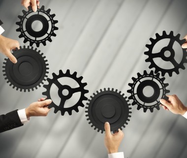 团队合作和一体化的概念图片