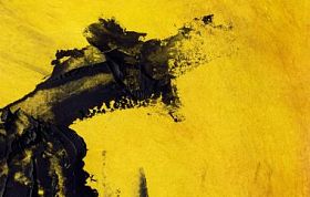 抽象混合媒介背景或纹理