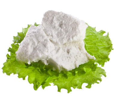 意大利乳清干酪用生菜葉子圖片