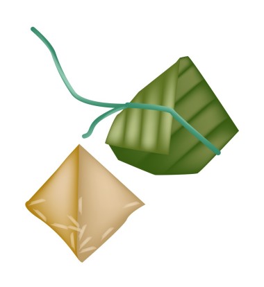 湯圓或竹葉粽子