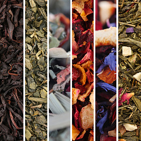 茶拼贴画图片