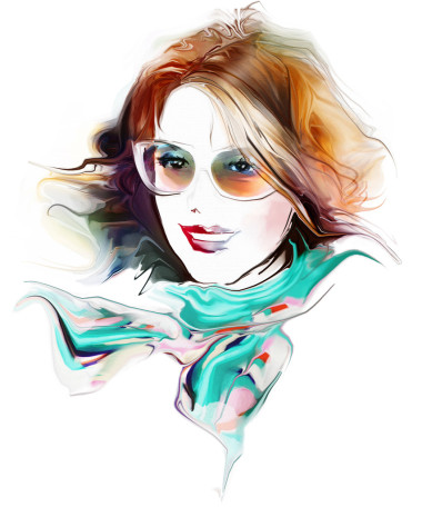 戴太陽鏡的女人