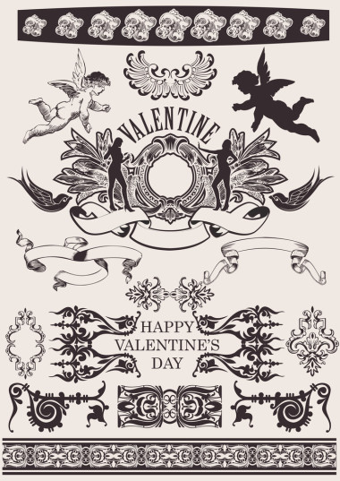 向量组。情人节图片