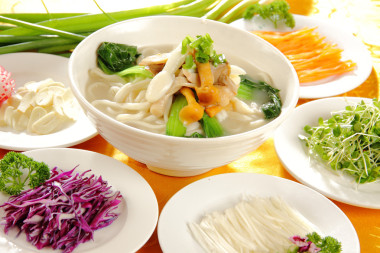 清湯蘑菇面