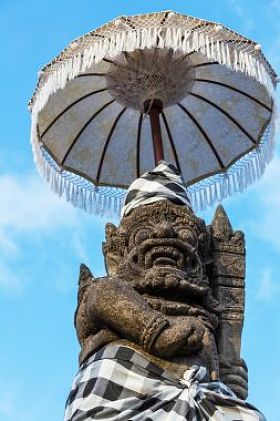 在巴厘岛的雕像