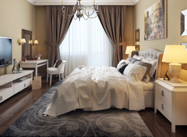 在新古典主義風(fēng)格的臥室圖片