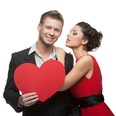 白种人新人面带笑容