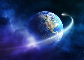 移动彗星传递行星地球