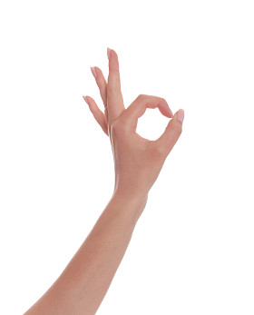 女手手势 ok 的手势图片