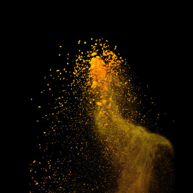 彩色的粉末在冻结议案图片