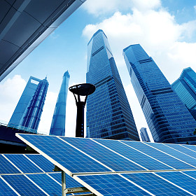 摩天大楼在上海中国