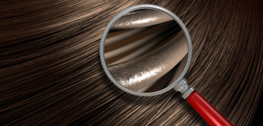 棕色的頭發(fā)吹放大圖片