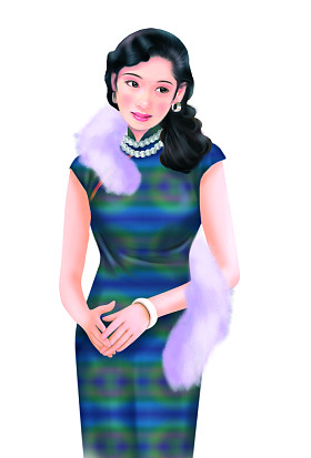 手绘-中国妇女009图片