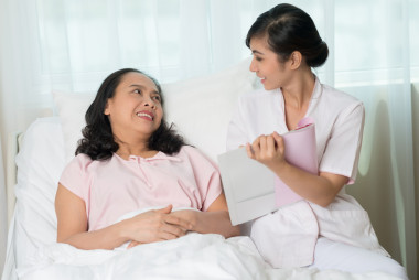 護(hù)士顯示處方