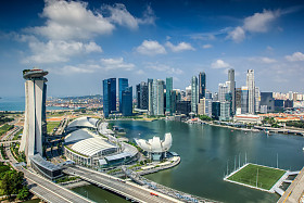 新加坡城市的景