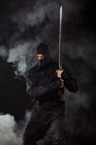 忍者與煙氣中的劍