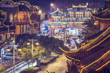 成都市琴台街中国.图片