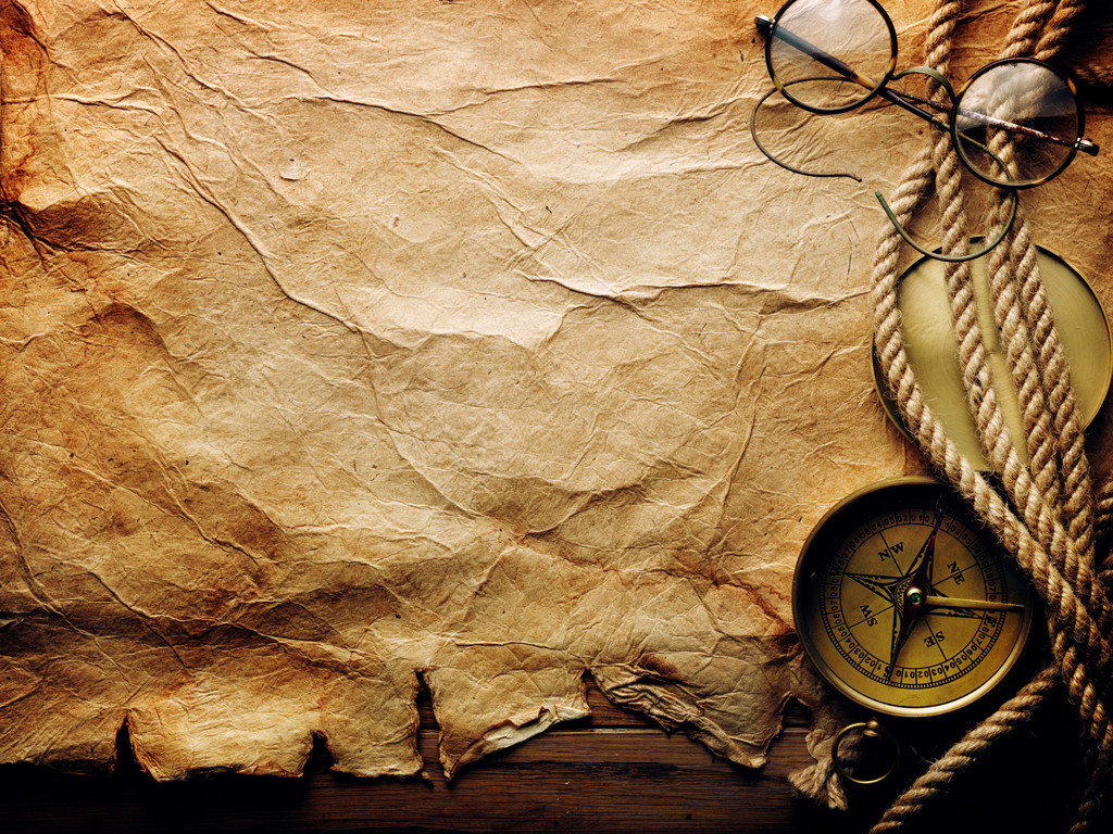 指南针、 绳索和旧的纸上眼镜 指南针、 绳索和旧的纸上眼镜