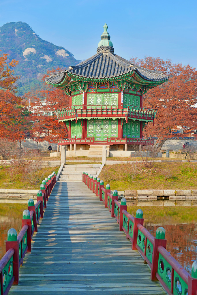 景福宫宫殿，首尔，韩国图片