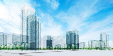 天空下的城市图片