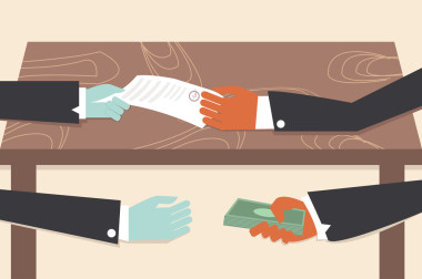 腐敗繪制插畫概念卡通.圖片