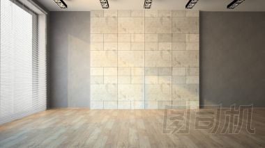 百葉窗空曠的房間