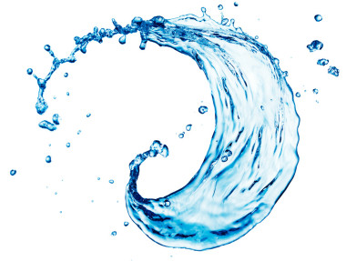 藍(lán)色的水濺隔離圖片