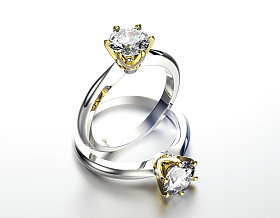 与钻石戒指图片