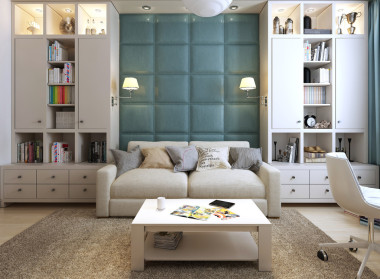 在現(xiàn)代風(fēng)格的客廳