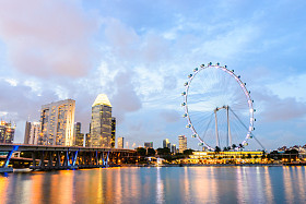 新加坡摩天观景轮图片