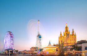 西班牙的巴塞罗那寺在维达图片