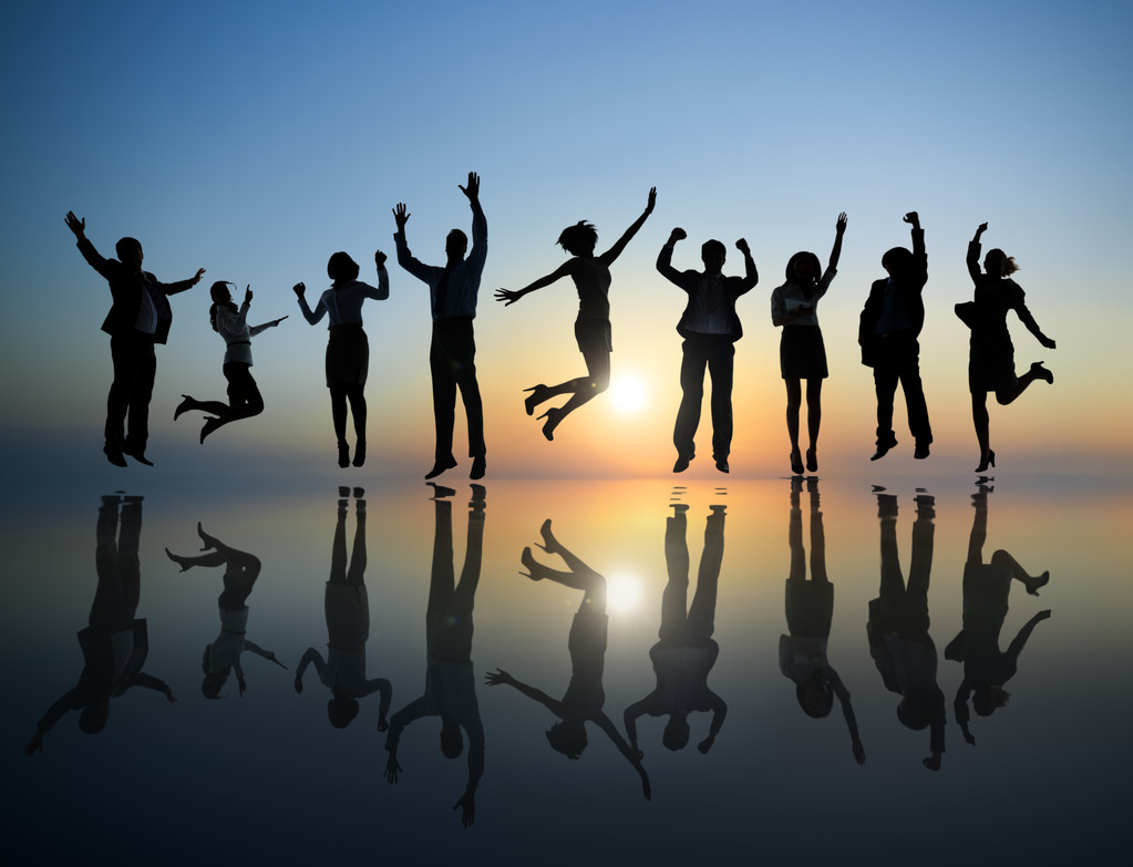 商界人士庆祝 商界人士庆祝