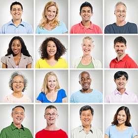 多族裔的人图片