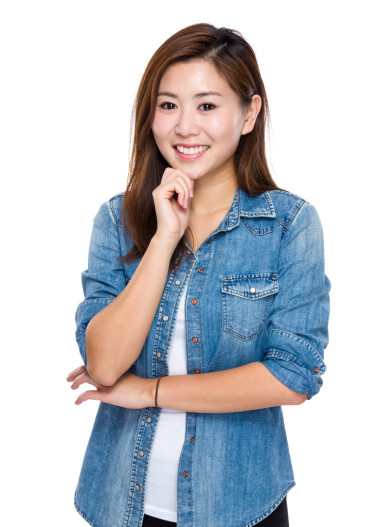 年轻的女人图片