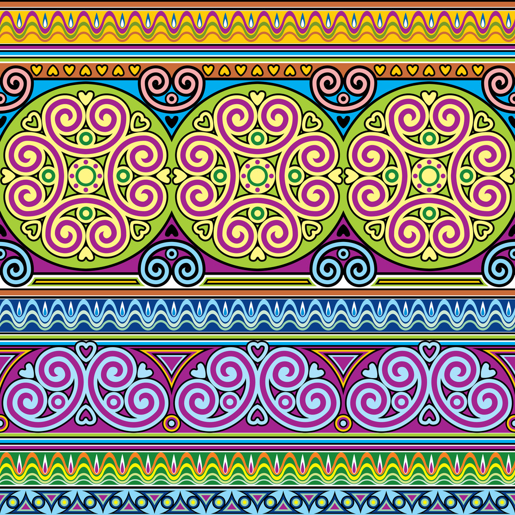 亚洲装饰无缝图片