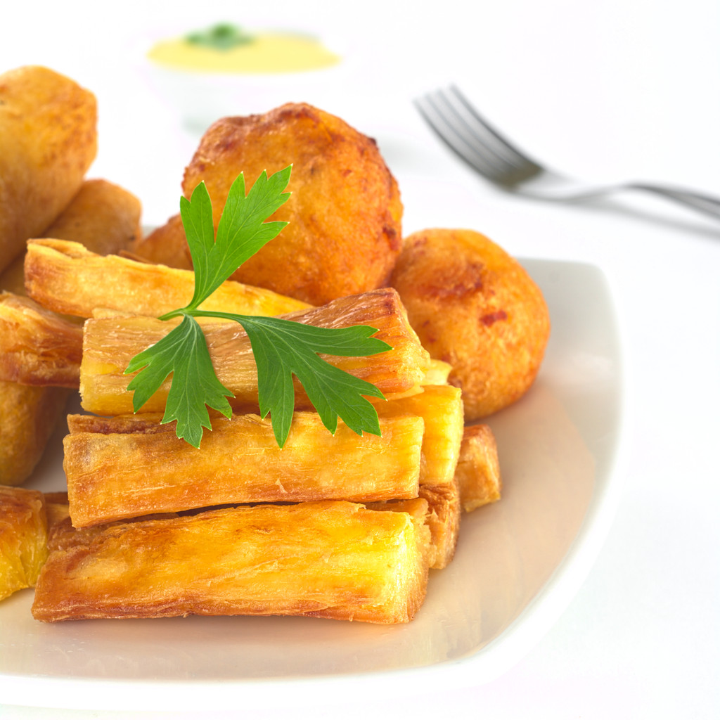 木薯的煎炸的小食图片 木薯的煎炸的小食图片