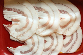 寿喜烧的五花肉图片