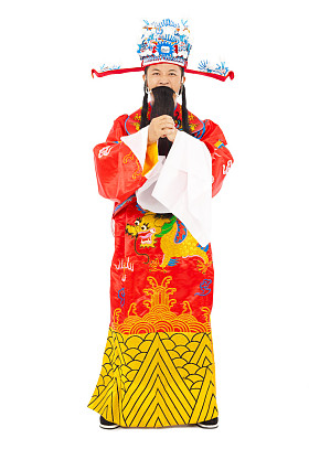 中国新的一年 ！财富的神使种打招呼的方式