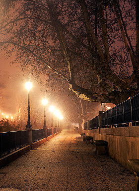 夜城市景观图片