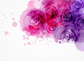 抽象背景与玫瑰图片