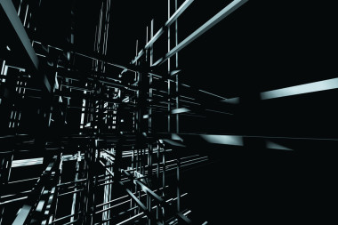 高科技背景的幾何形狀