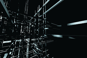 高科技背景的几何形状