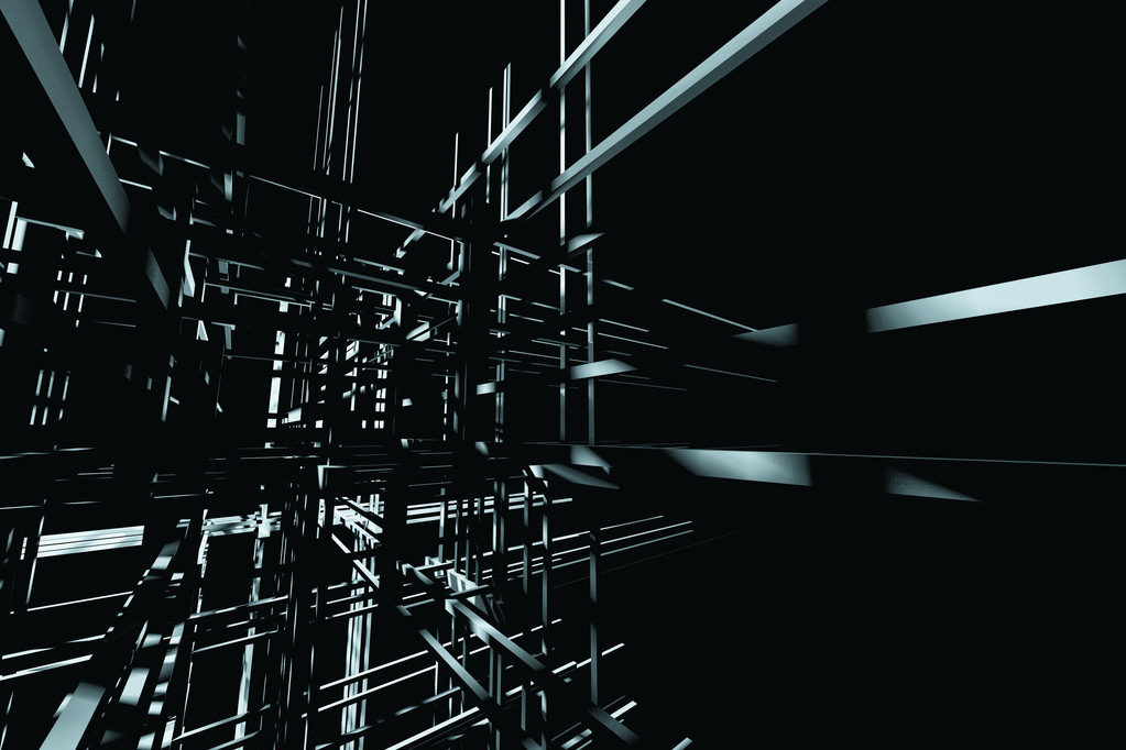 高科技背景的几何形状 高科技背景的几何形状