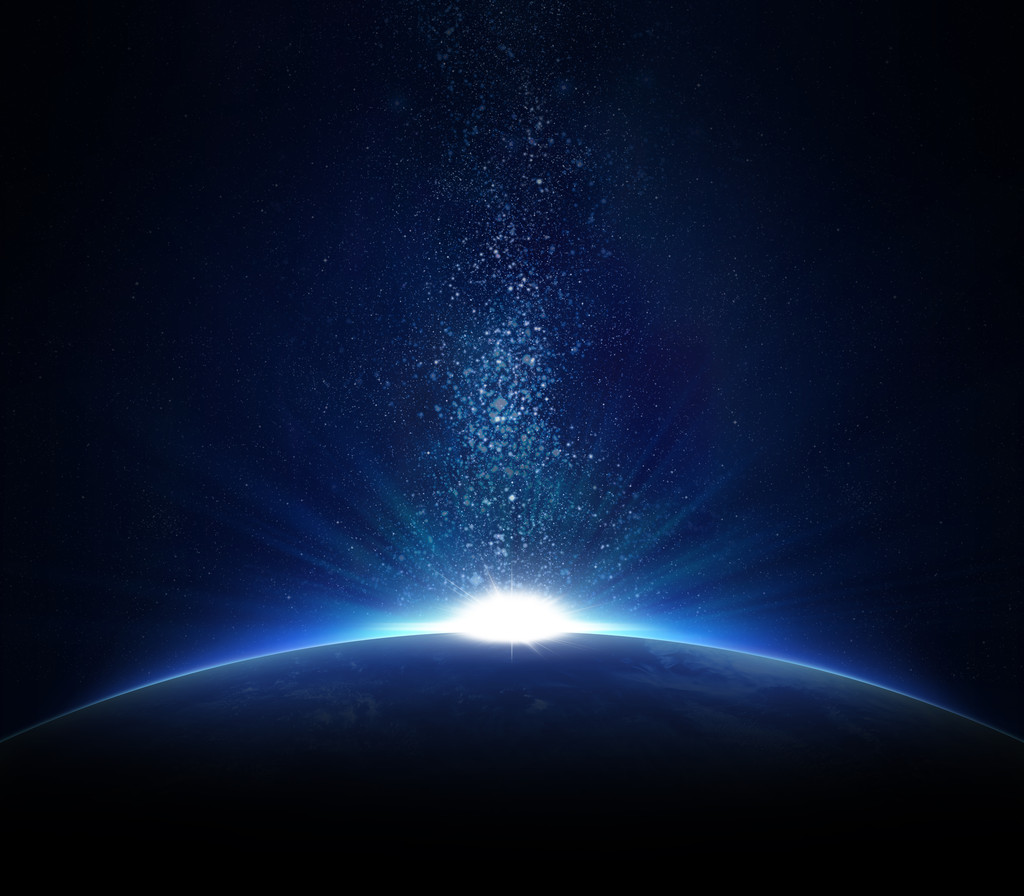 从太空看到的地球