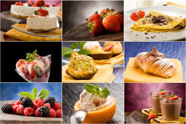 甜點(diǎn)-拼貼畫圖片