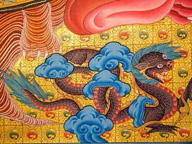古代佛教唐卡绘画图片