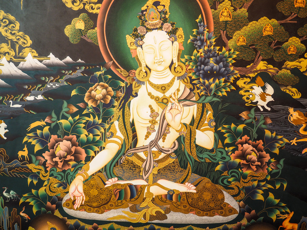 古代佛教唐卡绘画