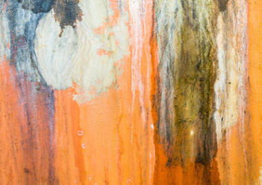 近攝鏡頭的生銹墻背景圖像.圖片