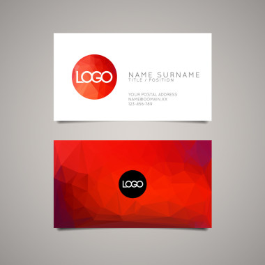 現(xiàn)代簡單名片模板